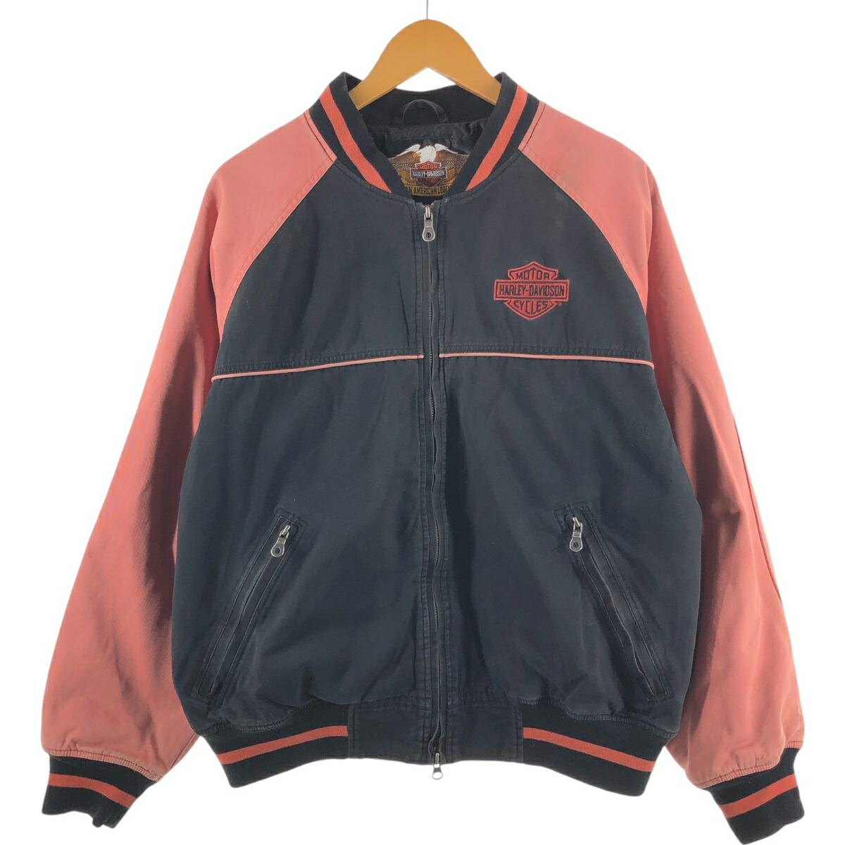 HARLEY-DAVIDSON MA-1 フライトジャケット レア レッド M Harley Davidson - HARLEY-DAVIDSON MA-1 TYPE ブルゾン Mの通販 by