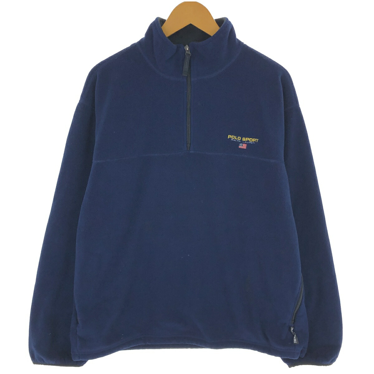 ポロバイラルフローレン ★ハーフジップフリースプルオーバー ★M POLO/ラルフローレン/プルオーバー/フリース/ジャケット/黒【L