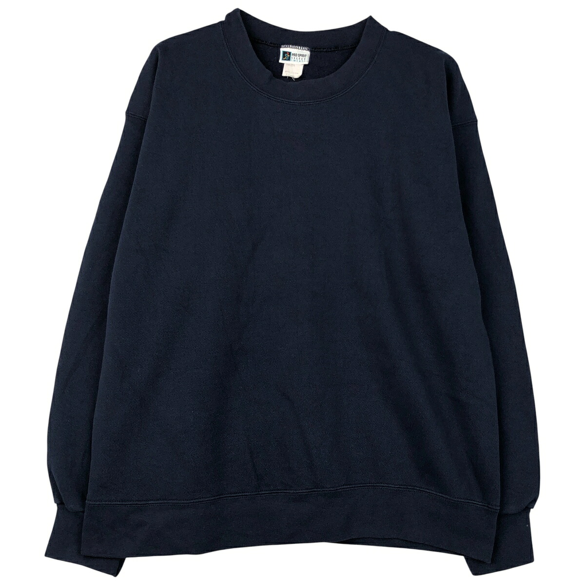 古着 90'S PRO SPORTS SELECT SWEATS 無地 ブランクスウェットシャツ トレーナー USA製 メンズXL相当 ヴィンテージ /eaa417636 【中古】 【260119】 【NH-2508】 ネイビー系 春夏秋冬