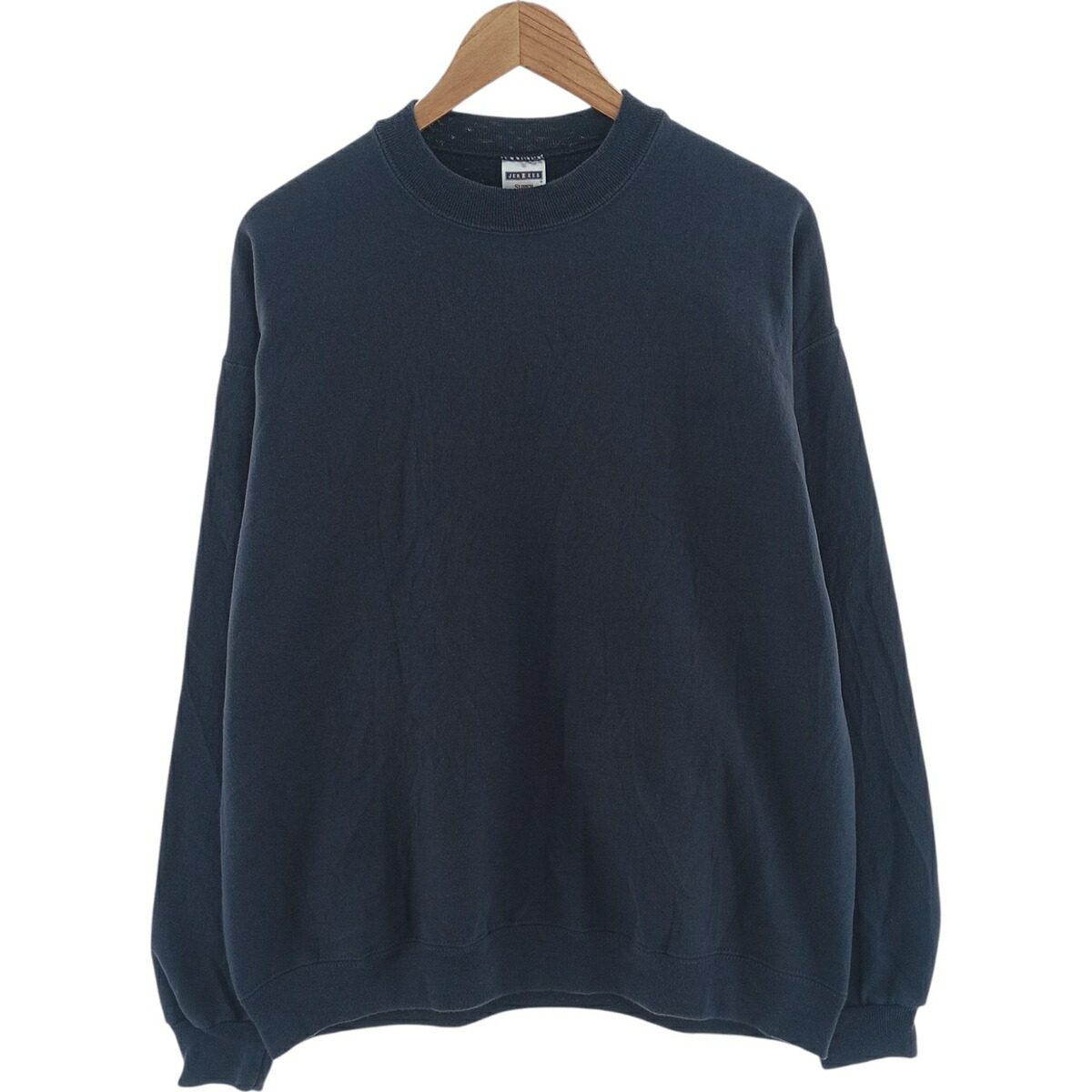 古着 00'S~ ジャージーズ Jerzees SUPER SWEATS 無地 ブランクスウェットシャツ トレーナー メンズXL相当 /eaa418171 【中古】 【260118】 ネイビー系 春夏秋冬