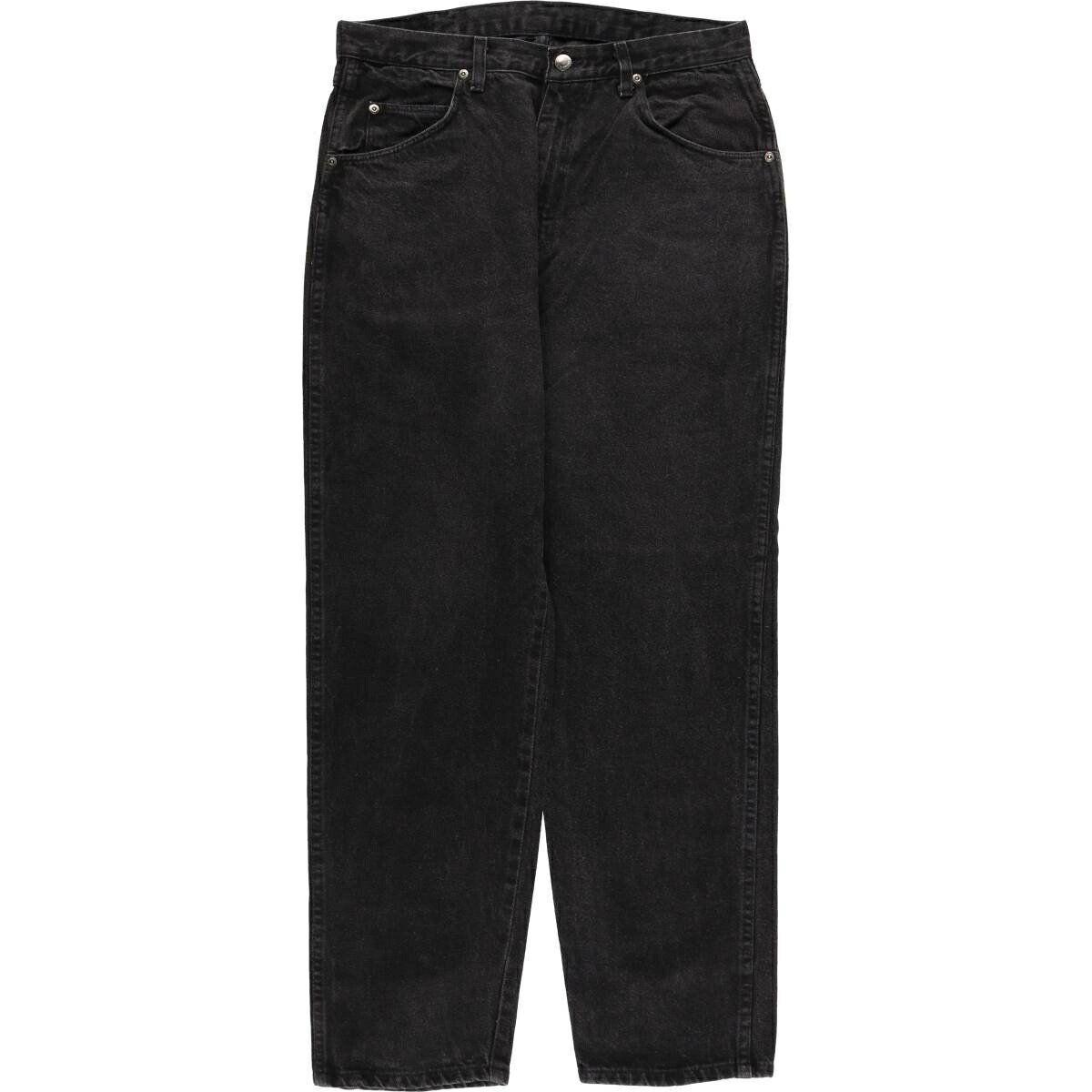 古着 90'S ラングラー Wrangler ブラックデニム ストレートデニムパンツ メンズw33相当 ヴィンテージ /eaa418580 【中古】 【251130】 【ss2601_30】 ブラック系 春夏秋冬