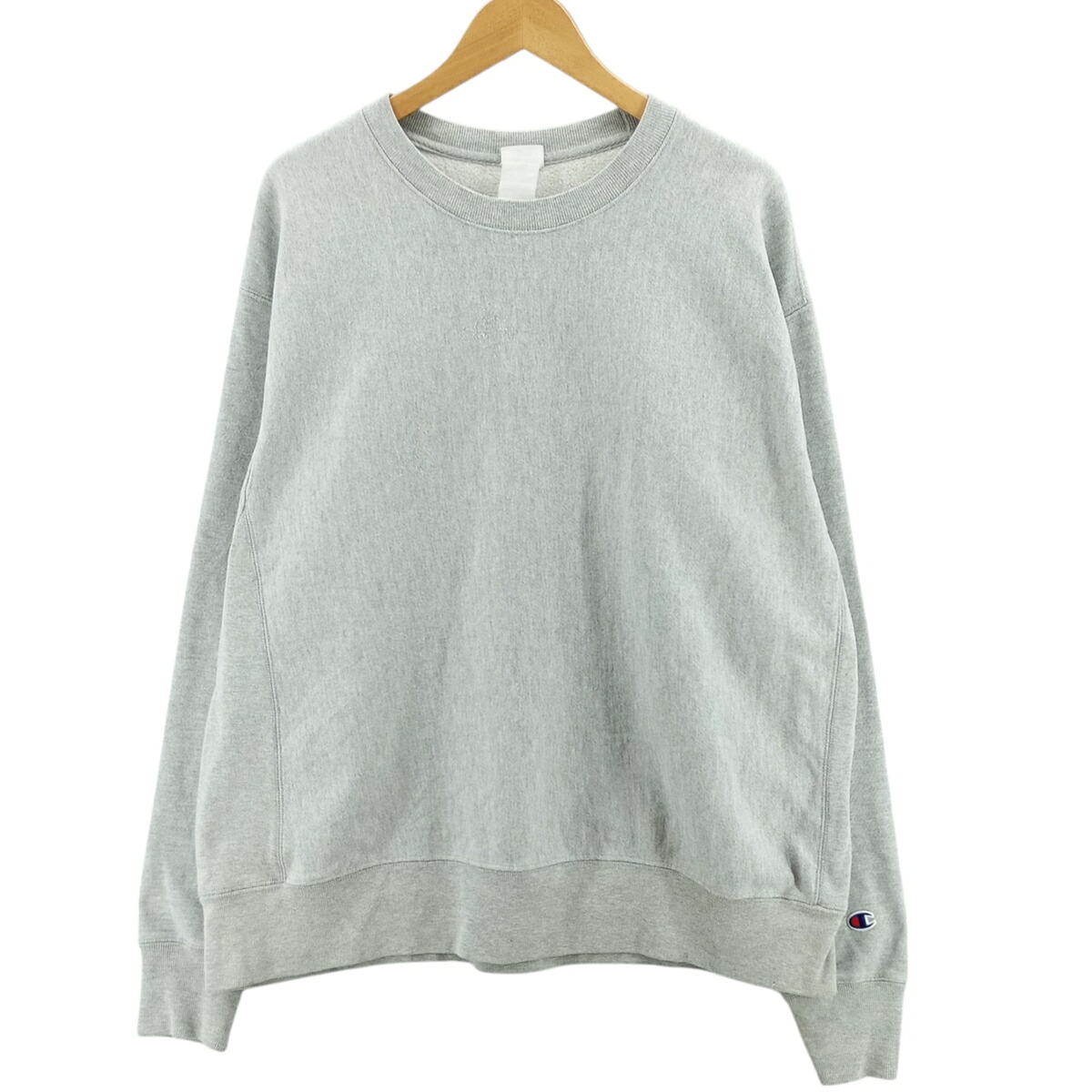 古着 チャンピオン Champion REVERSE WEAVE リバースウィーブ 目無し 無地 ブランクスウェットシャツ トレーナー メンズXL相当 /eaa418743 【中古】 【260212】 グレー系 春夏秋冬