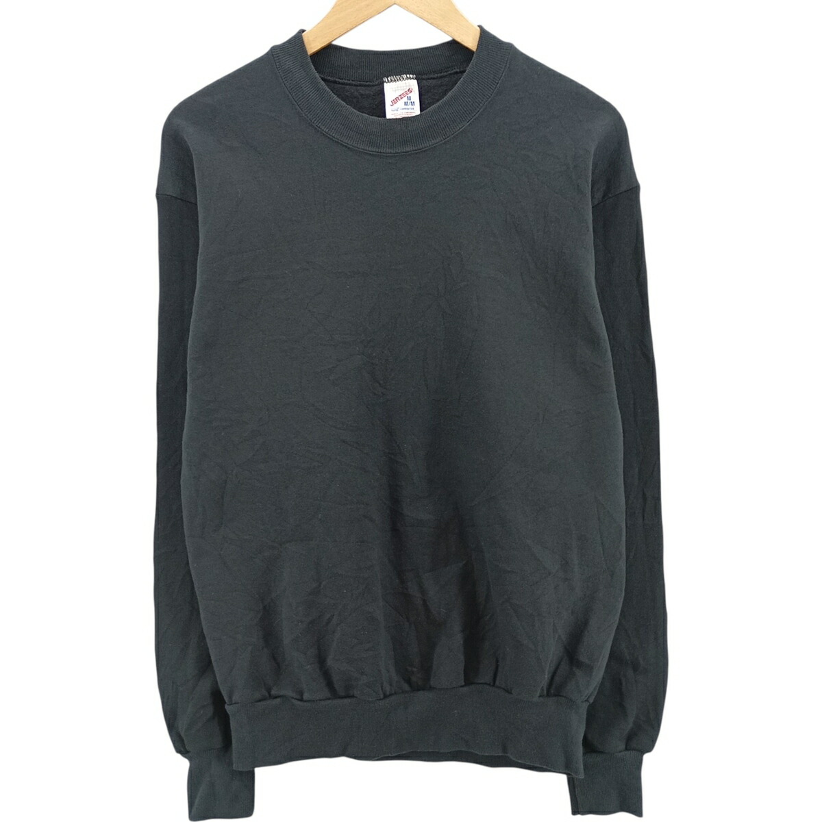古着 80~90\'S ジャージーズ Jerzees 無地 ブランクスウェットシャツ トレーナー USA製 メンズM相当 ヴィンテージ /eaa419191 【中古】 【260118】 【SS2603_30】 ブラック系 春夏秋冬