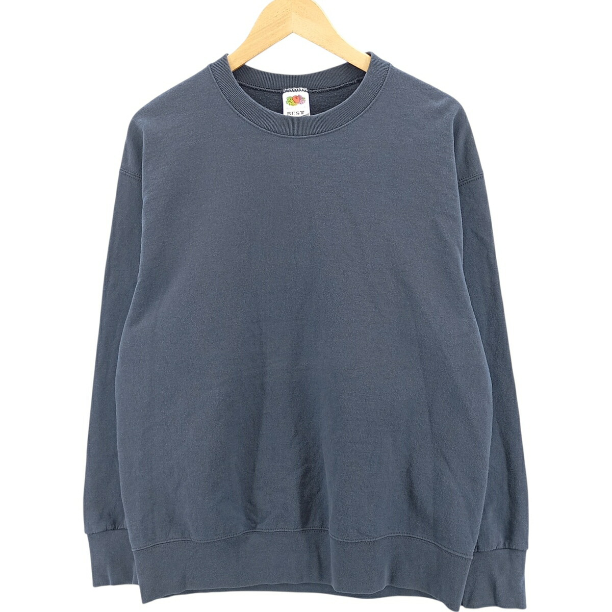 古着 フルーツオブザルーム FRUIT OF THE LOOM BEST 無地 ブランクスウェットシャツ トレーナー メンズL相当 /eaa419197 【中古】 【260118】 【SS2603_30】 ブルー系 春夏秋冬