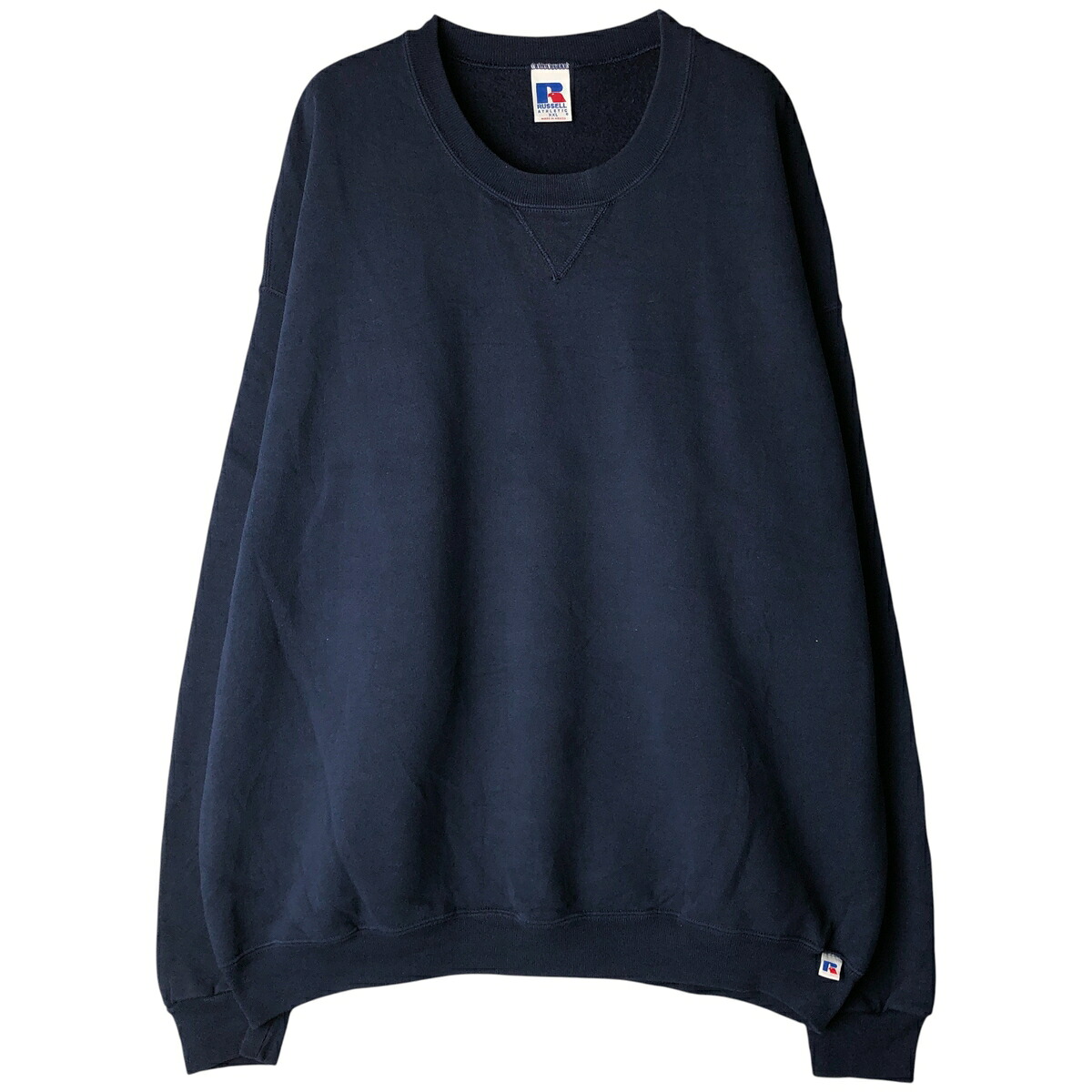 古着 90'S ラッセル Russell 無地 ブランクスウェットシャツ トレーナー メンズXXL相当 ヴィンテージ /eaa419309 【中古】 【251212】 【NH-2508】 【ss2601_30】 ネイビー系 春夏秋冬
