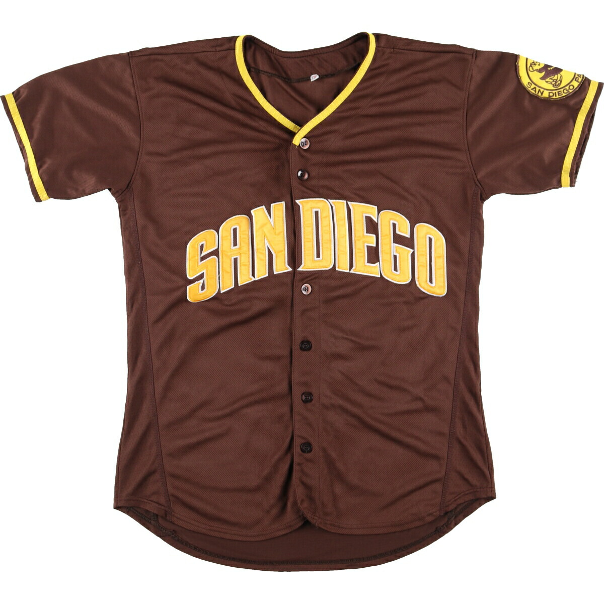 【楽天市場】古着 MLB SAN DIEGO PADRES サンディエゴパドレス ゲームシャツ ベースボールシャツ メンズS
