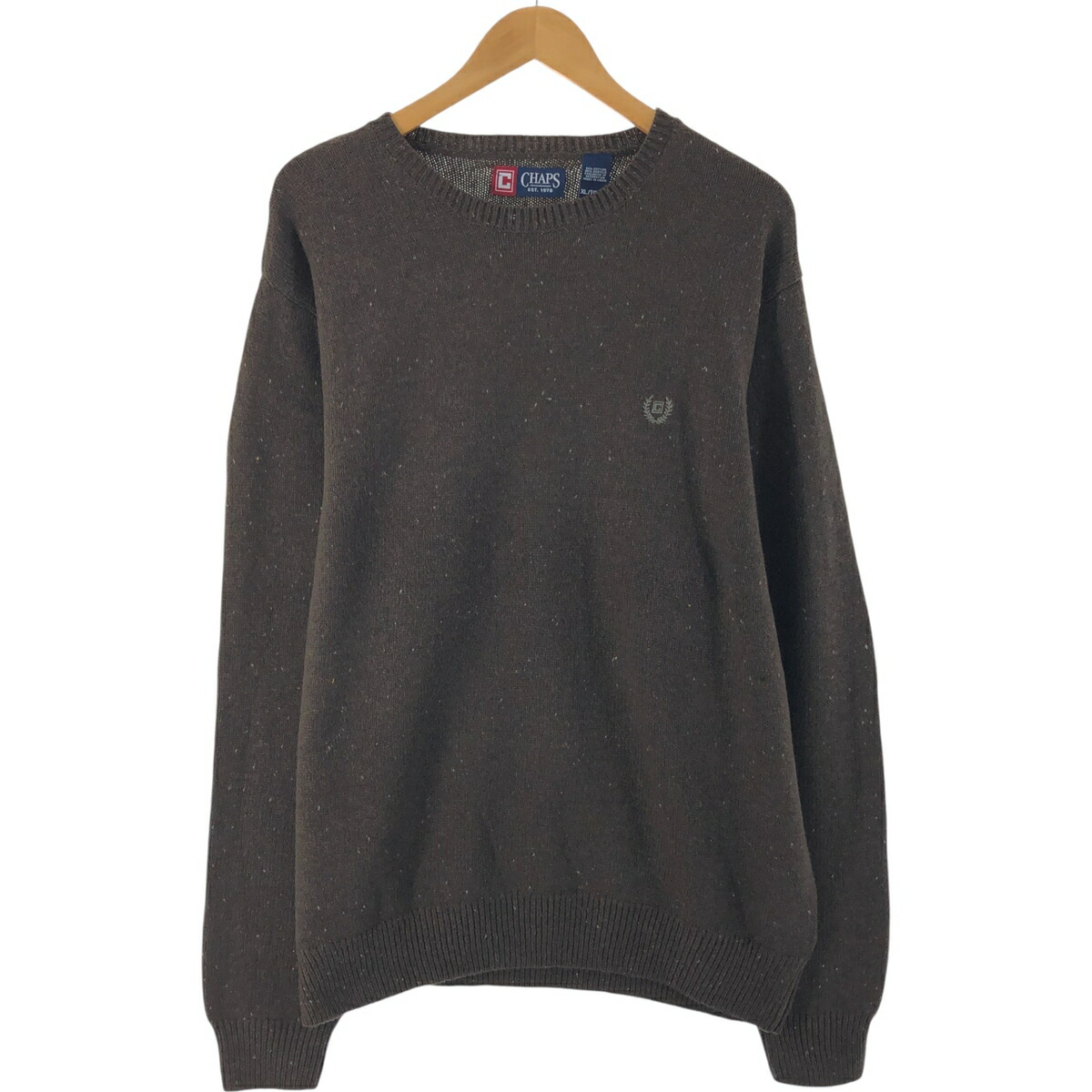 楽天市場】古着 チャップス CHAPS ハーフボタン エルボーパッチ付き