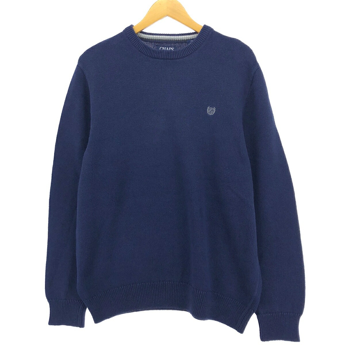 楽天市場】古着 チャップス CHAPS ハーフボタン エルボーパッチ付き