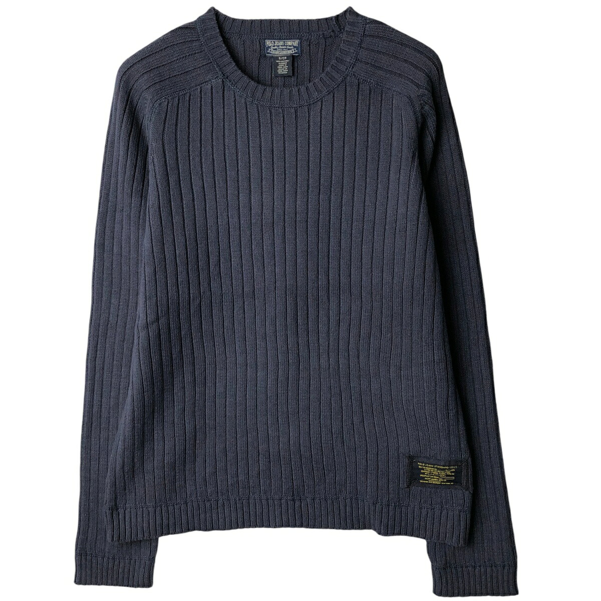 古着 ラルフローレン Ralph Lauren LAUREN JEANS COMPANY リブ編み コットンニットセーター メンズS相当 /eaa434794 【中古】 【251105】 【NH-2508】 【SS2606_10】|古着屋JAM