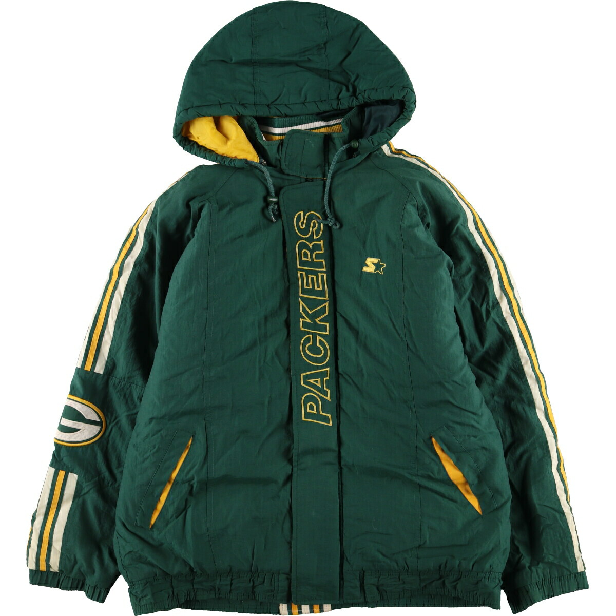 【STARTER】NFL グリーンベイパッカーズ ナイロンジャケット 90s 90s STARTER スターター NFL GreenBay Packers グリーンベイ
