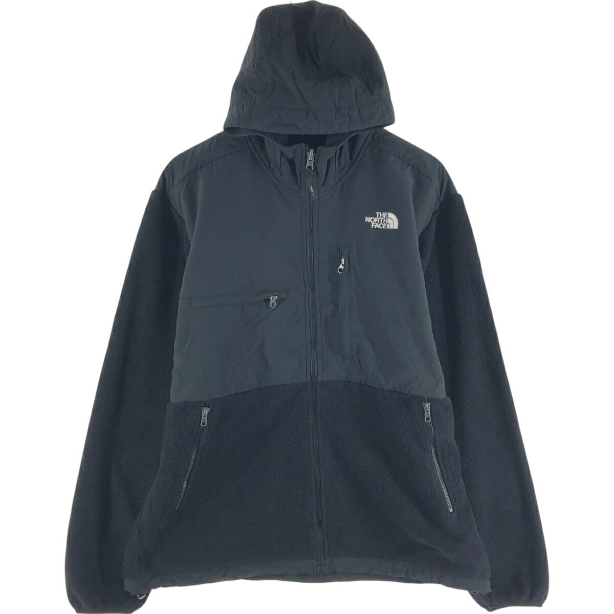 古着 ザノースフェイス THE NORTH FACE デナリフーディー POLARTEC RECYCLED リサイクルポーラテック ナイロンxフリースパーカー メンズL相当 /eaa449752 【中古】 【250303】 【SS2603_30】