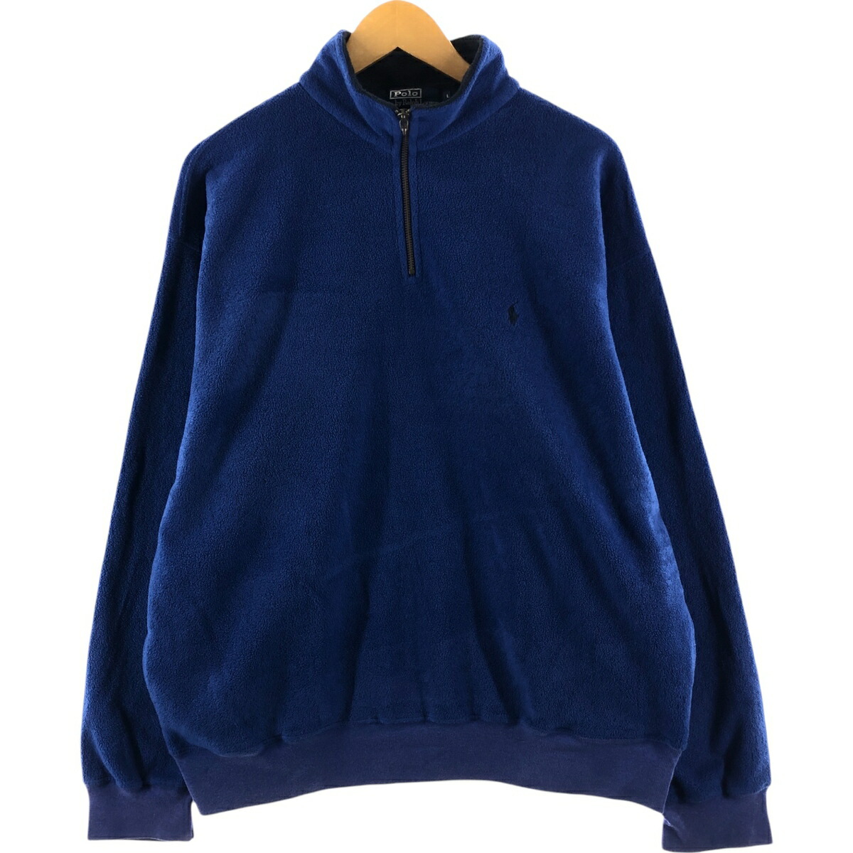 Polo ポロ　ラルフローレン　ネイビー ハーフジップ フリース　上着 楽天市場】ポロ ラルフローレン メンズ フリース ハーフジップ