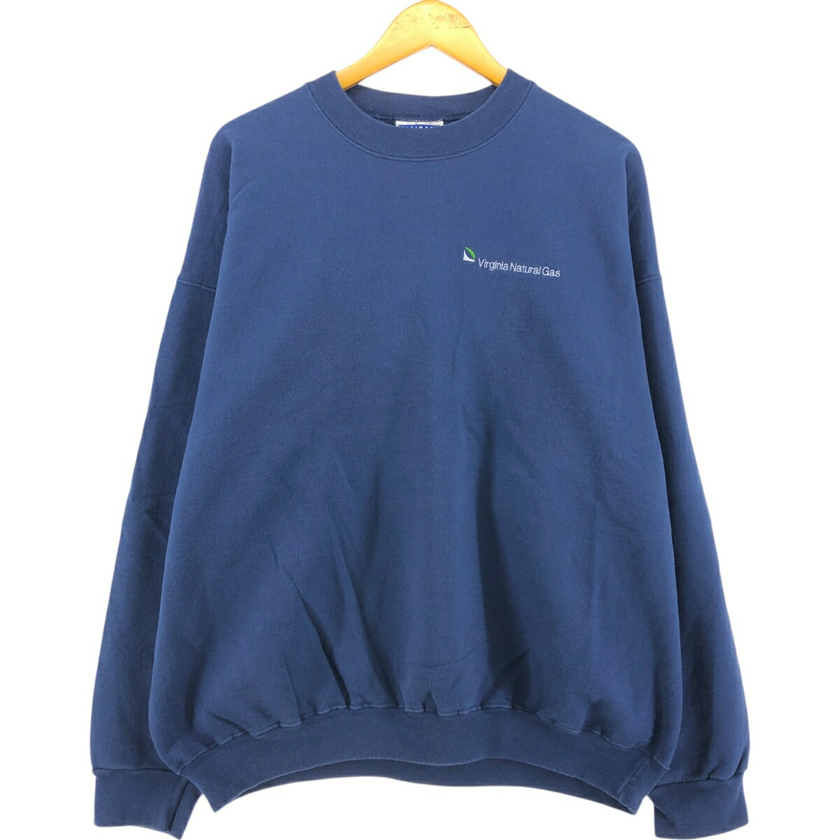古着 90'S ヘインズ Hanes Virginia Natural Gas アドバタイジング スウェットシャツ トレーナー メンズXL相当 ヴィンテージ /eaa455010 【中古】 【250302】 【SS2603_30】