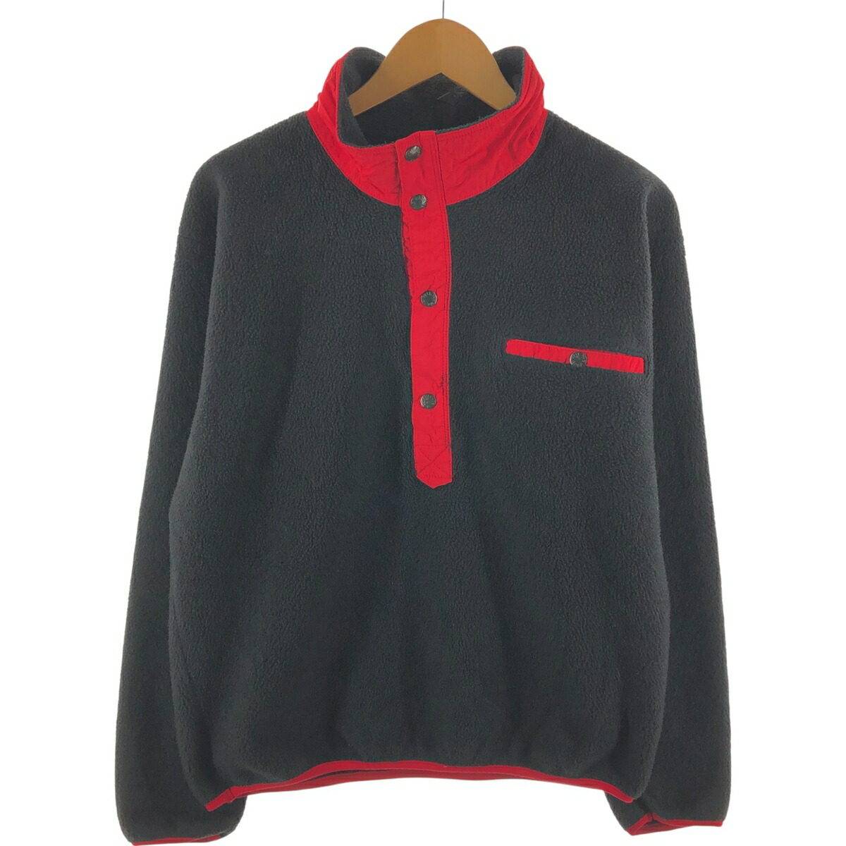 古着 80~90'S ザノースフェイス THE NORTH FACE WINDY PASS ハーフスナップ フリースプルオーバー USA製 メンズL相当 ヴィンテージ /eaa455425 【中古】 【250323】 【SS2603_30】