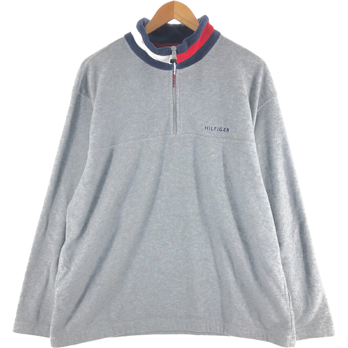 古着 90'S トミーヒルフィガー TOMMY HILFIGER ハーフジップ フリースプルオーバー メンズL相当 ヴィンテージ /eaa455519 【中古】 【250303】 【SS2603_30】 7,568円