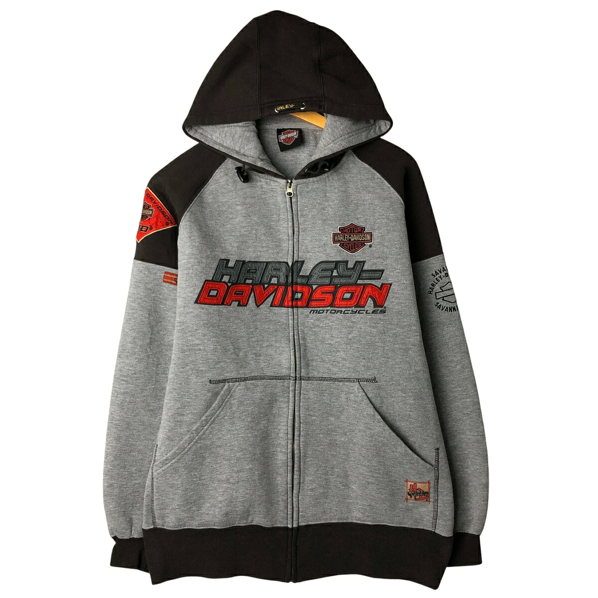 古着 ハーレーダビッドソン Harley-Davidson スウェットフルジップパーカー メンズXL相当 /eaa458014 【中古】 【260205】 グレー系 春夏秋冬