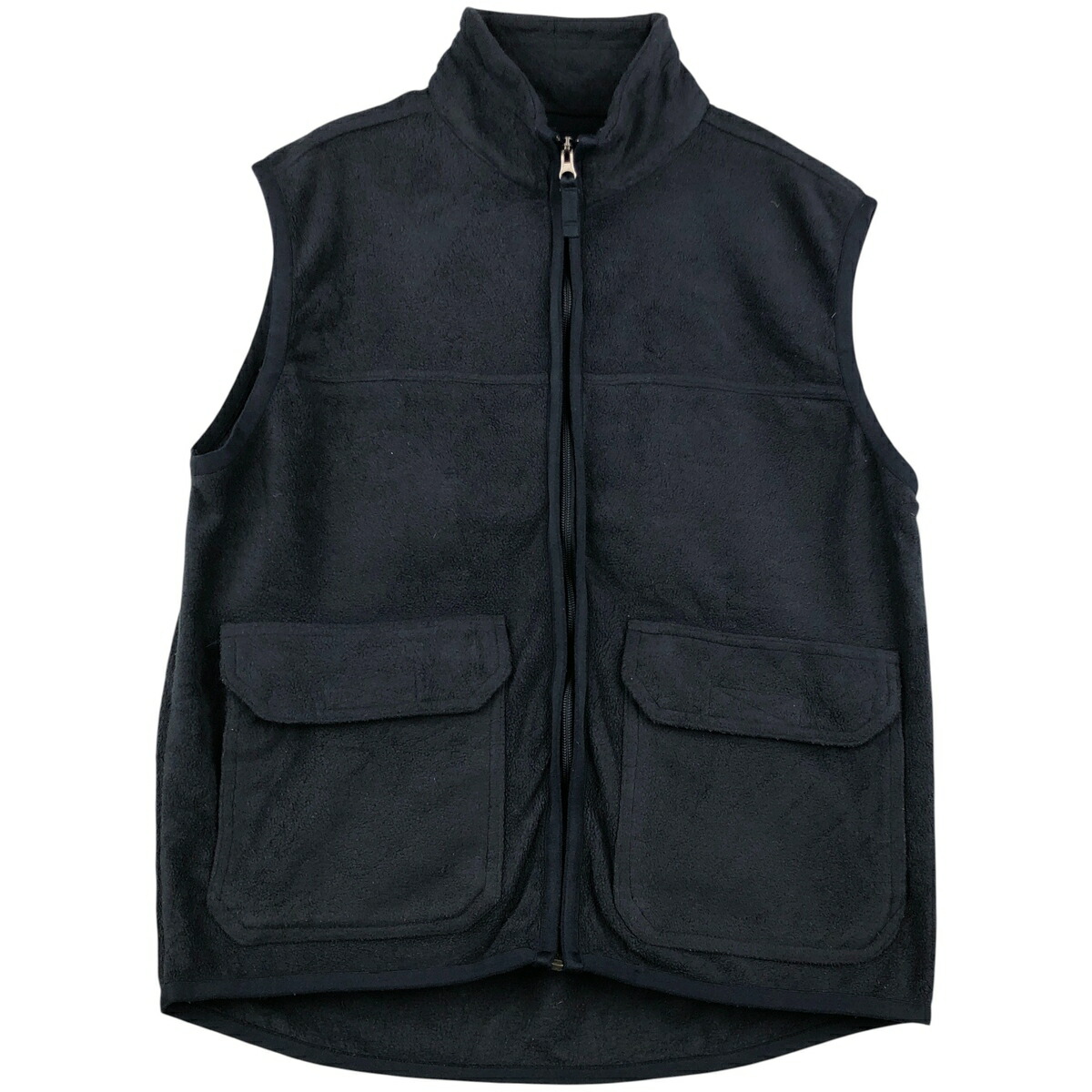 古着 90\'S ギャップ GAP オールドギャップ フリースベスト メンズM相当 ヴィンテージ /eaa458051 【中古】 【260206】 【GR-NV】 ブラック系 春秋冬