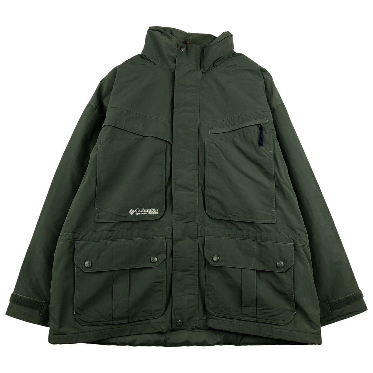古着 90~00'S コロンビア Columbia 中綿マウンテンジャケット シェルジャケット パファージャケット メンズXL相当 ヴィンテージ /eaa458372 【中古】 【260206】 カーキ系 春秋冬