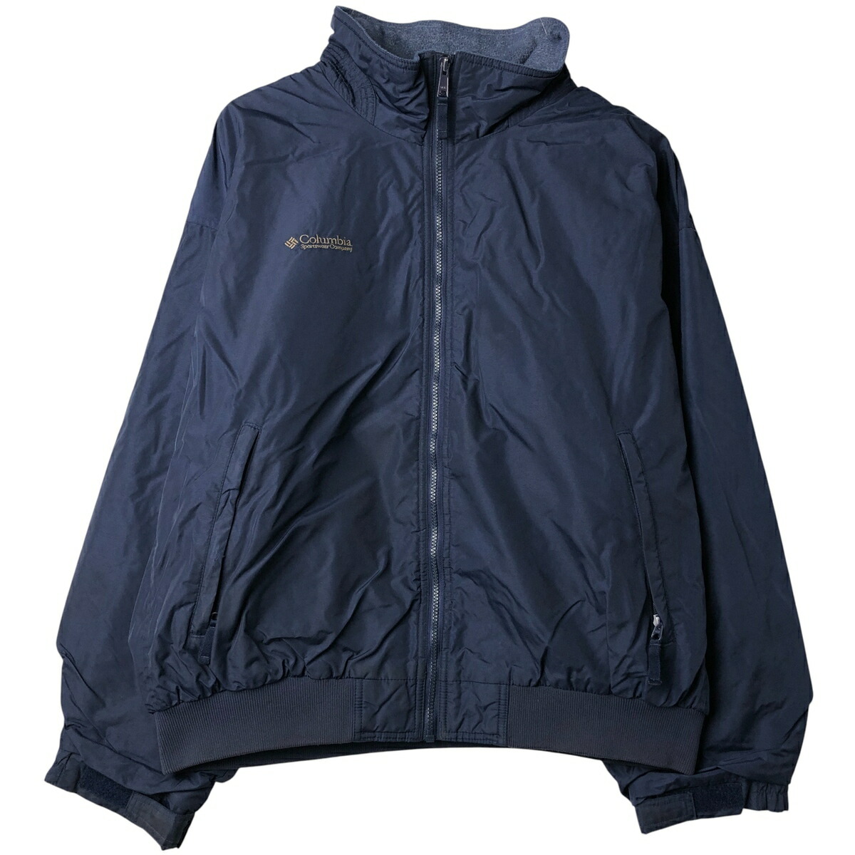 古着 90~00'S コロンビア Columbia 中綿ジャケット パファージャケット メンズXL相当 /eaa458471 【中古】 【260202】 【NH-2508】 ネイビー系 春秋冬