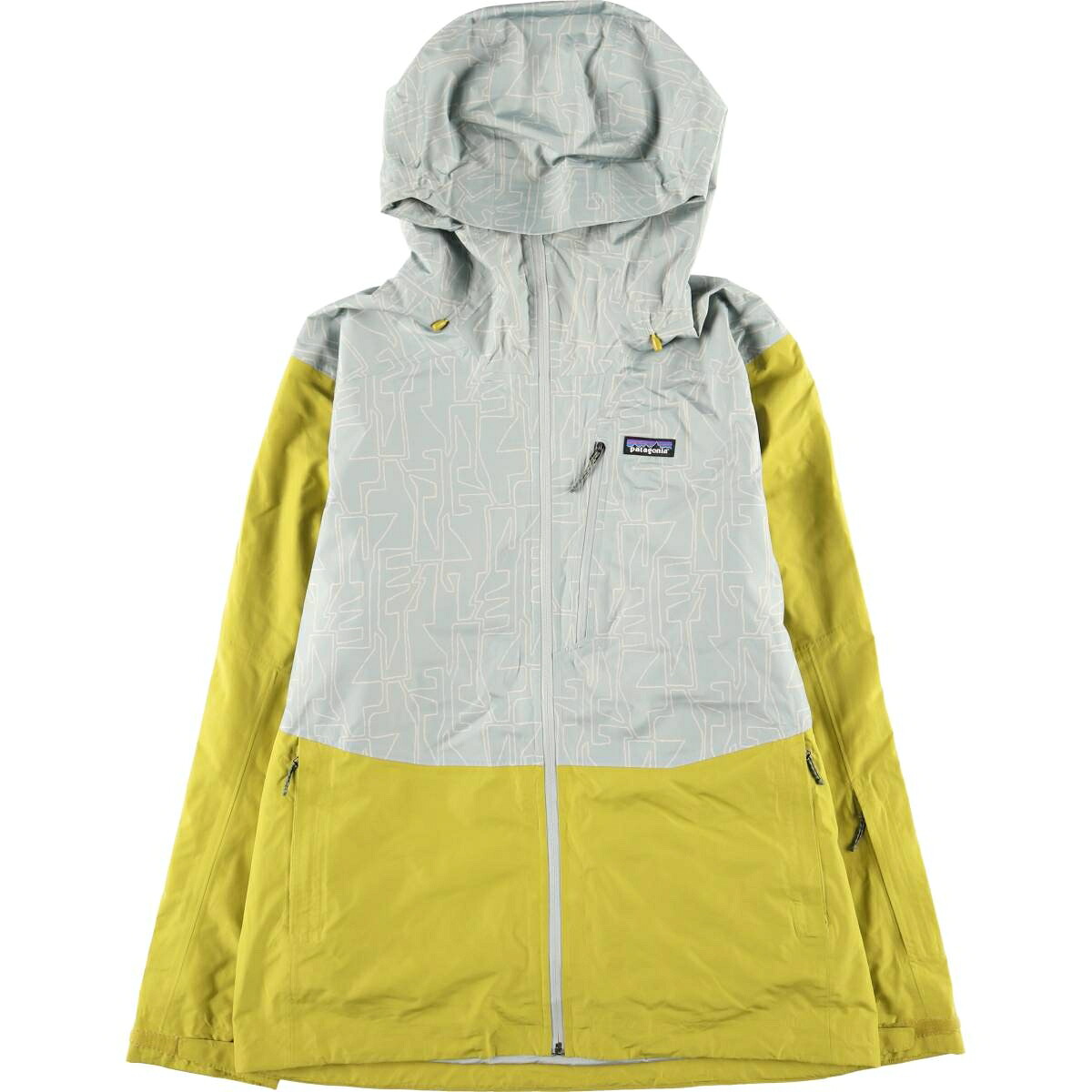 古着 パタゴニア Patagonia パウダータウンジャケット 31625FA23 総柄 フード付き ウインドブレーカー メンズL相当 /eaa458544 【中古】 【260209】 【SS2606_10】|古着屋JAM
