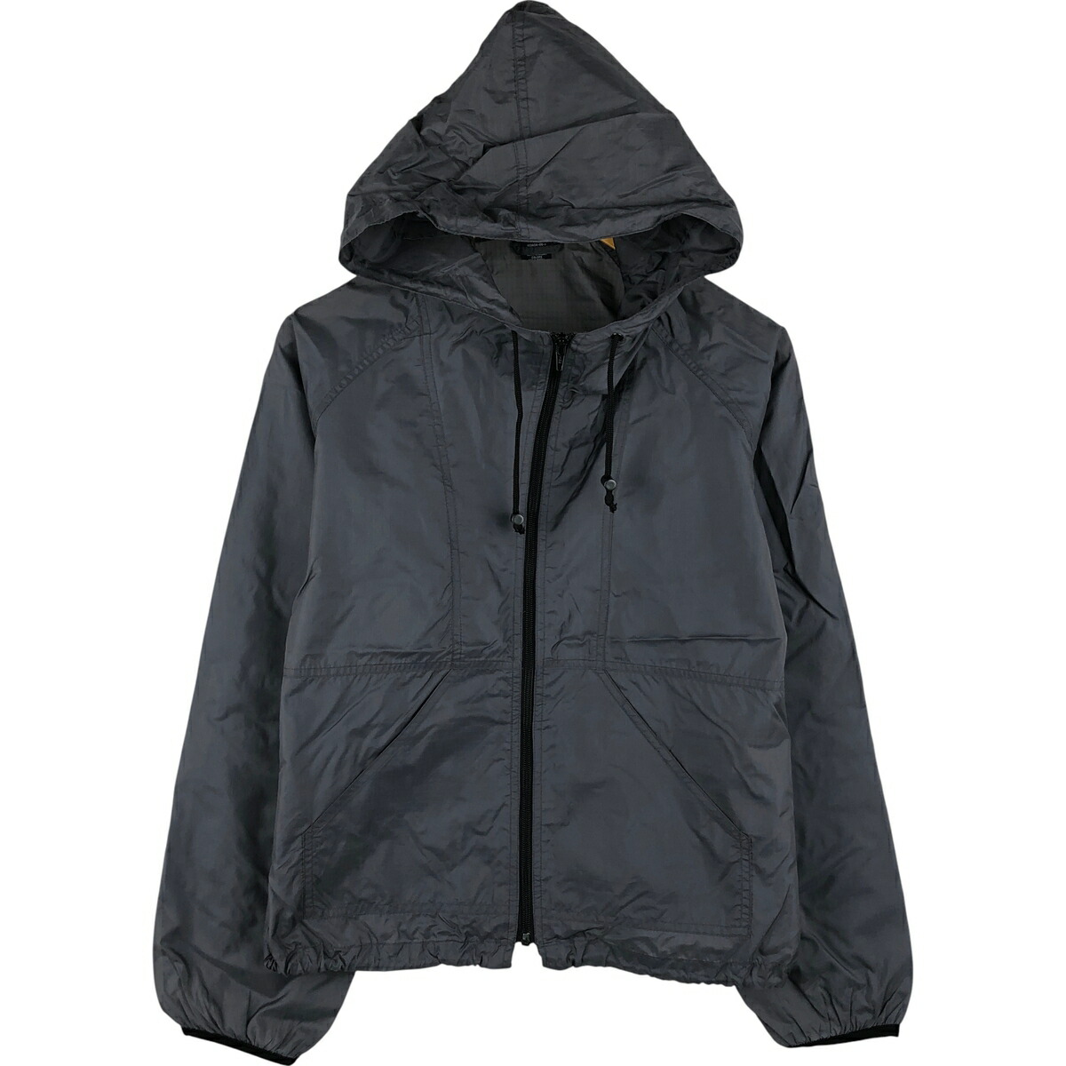 古着 90'S ギャップ GAP オールドギャップ リップストップ ナイロンパーカー レディースL相当 ヴィンテージ /eaa458728 【中古】 【260207】 【ADEL/アデル】 グレー系 春秋冬