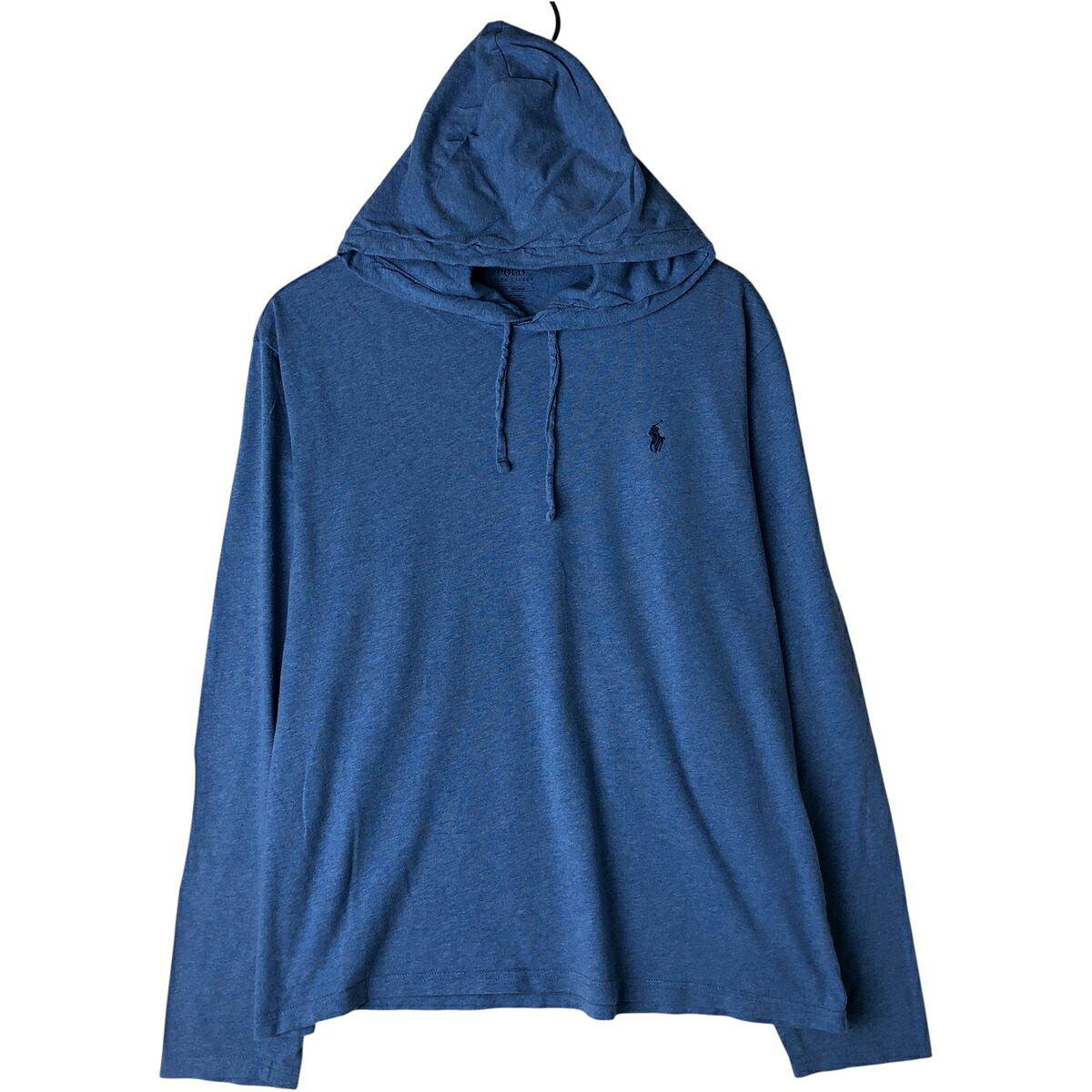 古着 ラルフローレン Ralph Lauren POLO RALPH LAUREN フード付き ロングTシャツ ロンT メンズL相当 /eaa458825 【中古】 【260207】 ブルー系 春夏秋