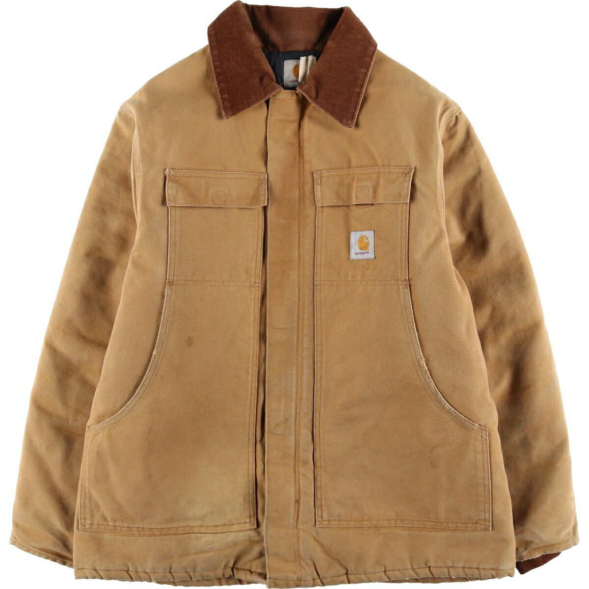 古着 カーハート Carhartt トラディショナルコート 中綿入り ダックワークジャケット メンズXL相当 /eaa459126 【中古】 【260131】 イエロー系 春秋冬