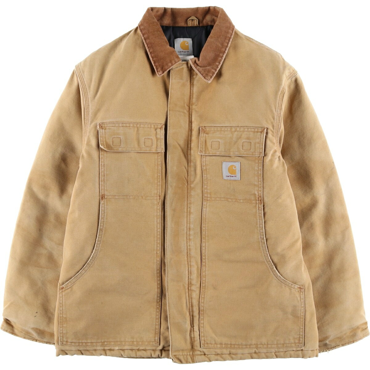 古着 カーハート Carhartt トラディショナルコート 中綿入り ダックワークジャケット USA製 メンズL相当 /eaa459127 【中古】 【260131】