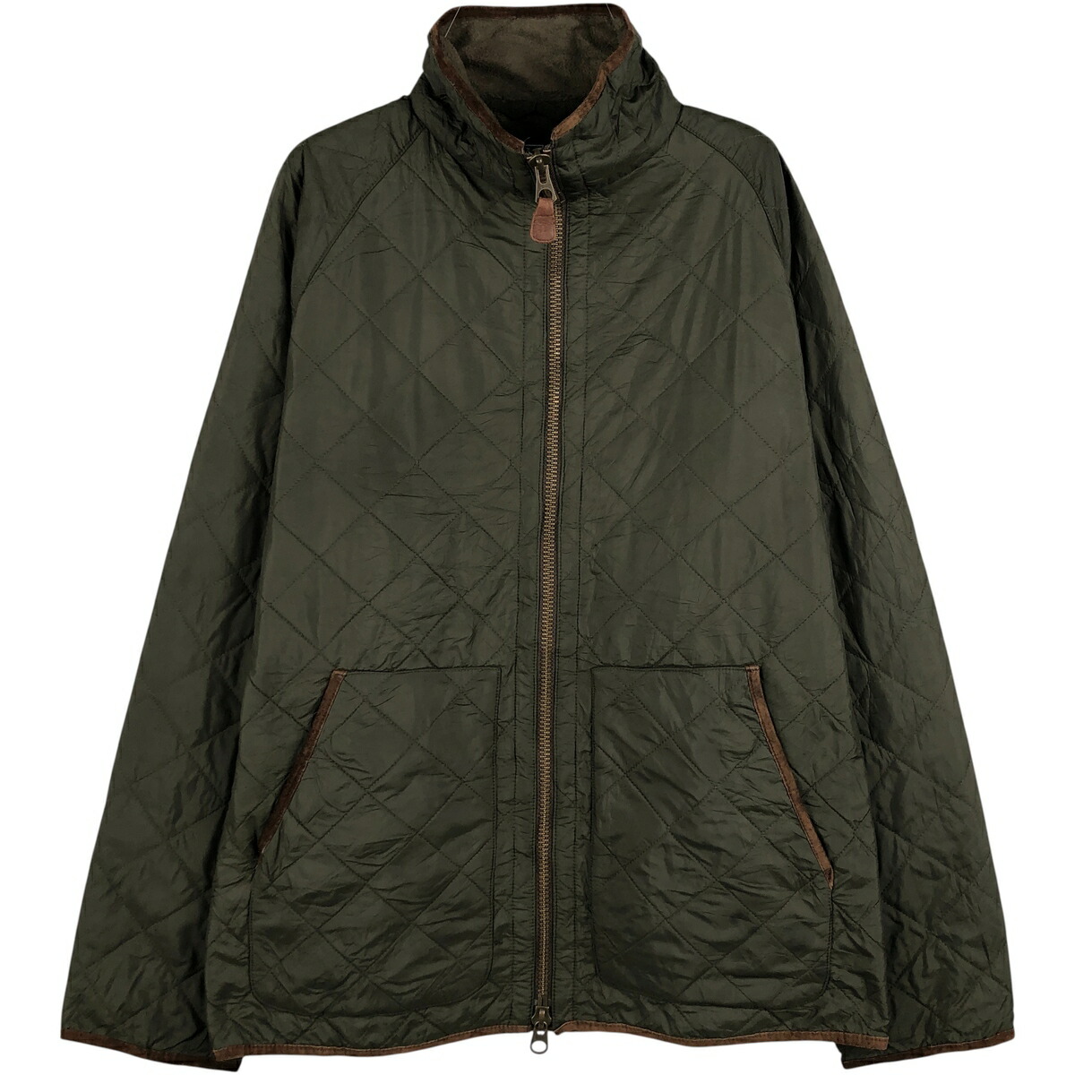 古着 ラルフローレン Ralph Lauren POLO by Ralph Lauren 中綿入り キルティングジャケット パファージャケット メンズL相当 /eaa459207 【中古】 【260124】 【NH-2508】 カーキ系 春秋冬