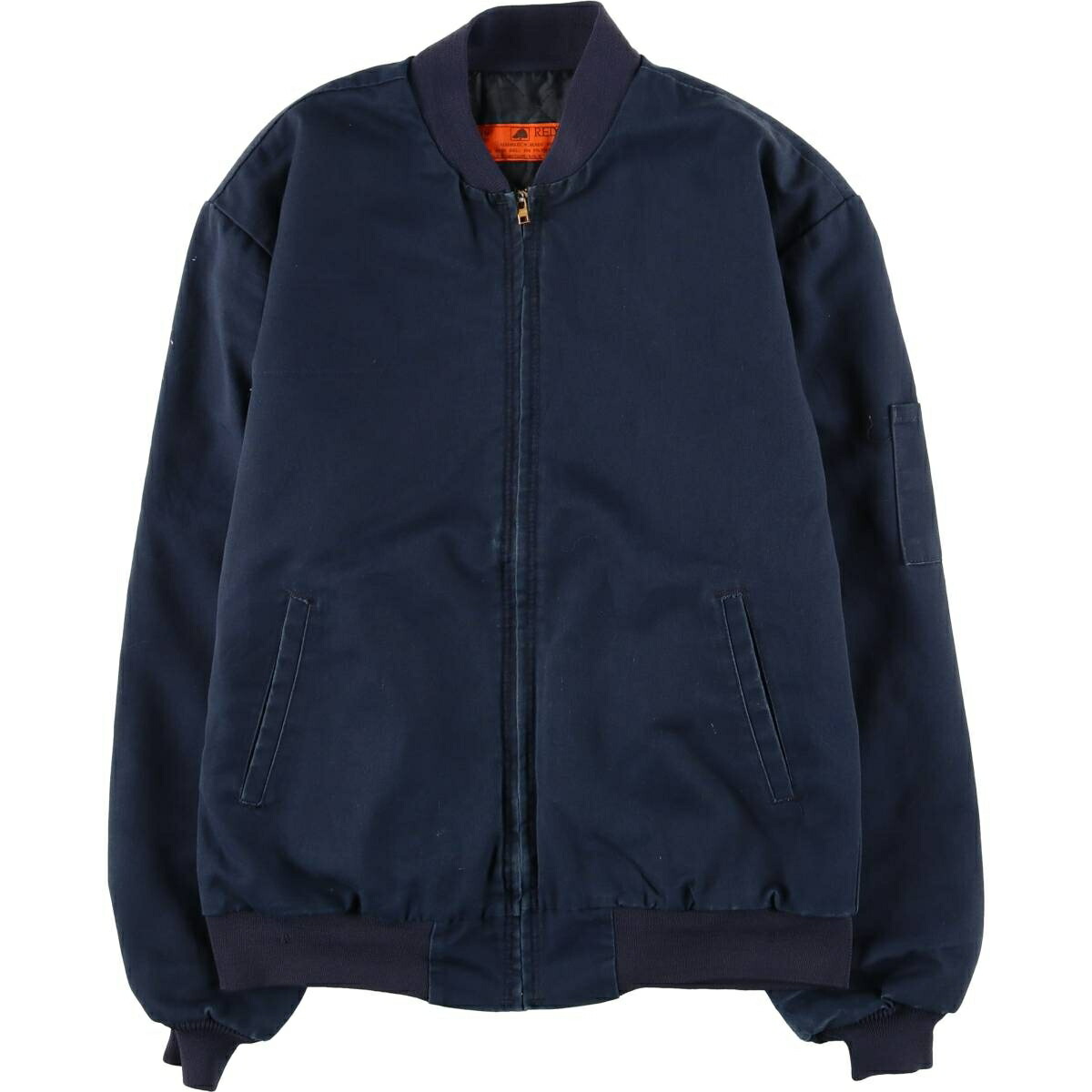 古着 ~90'S レッドキャップ Red kap ワークブルゾン メンズM相当 ヴィンテージ /eaa459227 【中古】 【260130】 ネイビー系 春秋冬