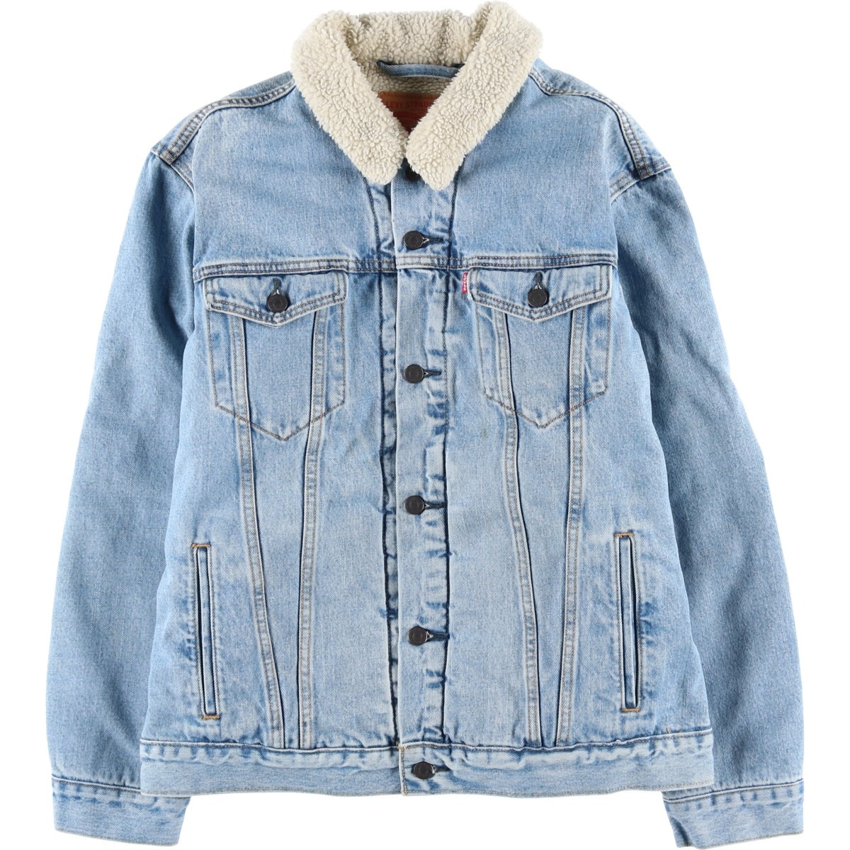 古着 リーバイス Levi's 中綿入り デニムボアジャケット メンズXL相当 /eaa459301 【中古】 【260126】 ブルー系 春秋冬