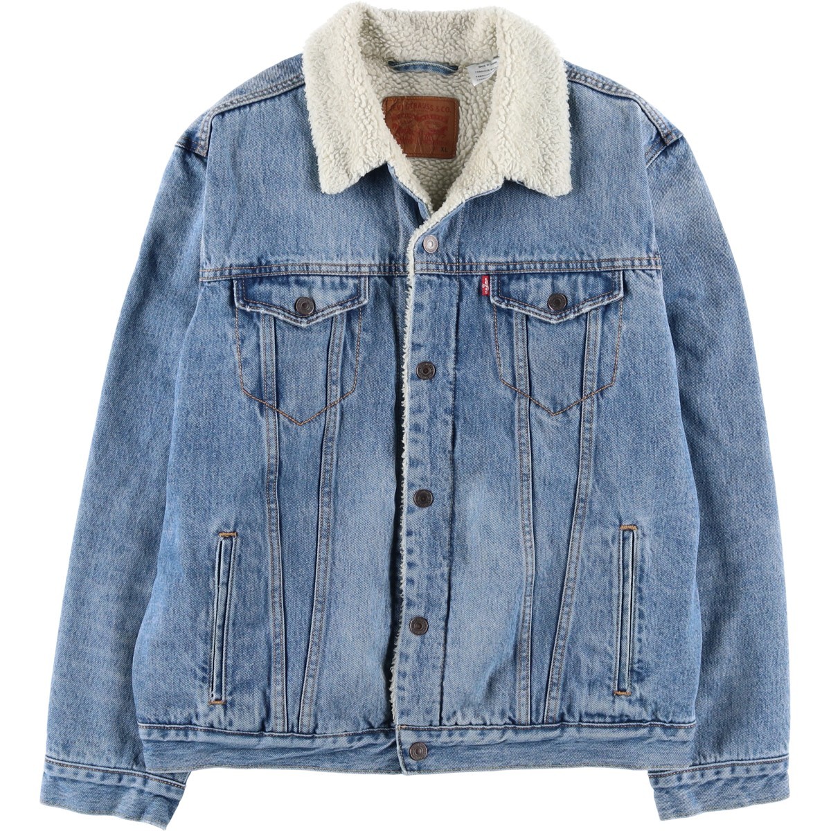 古着 リーバイス Levi's 中綿入り デニムボアジャケット メンズXL相当 /eaa459306 【中古】 【260131】 ブルー系 春秋冬