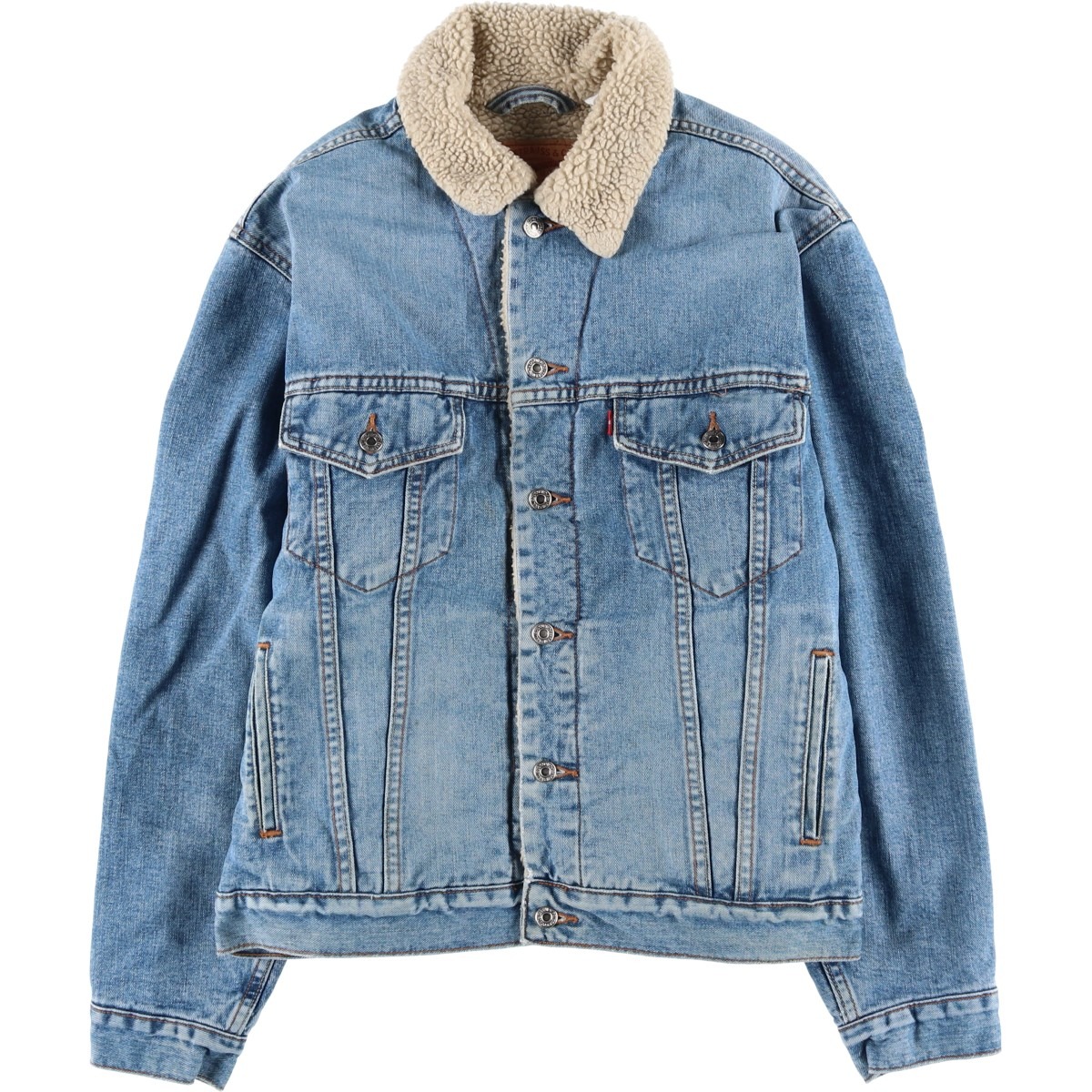 古着 リーバイス Levi's 70520 中綿入り デニムボアジャケット メンズM相当 /eaa459311 【中古】 【260126】 ブルー系 春秋冬