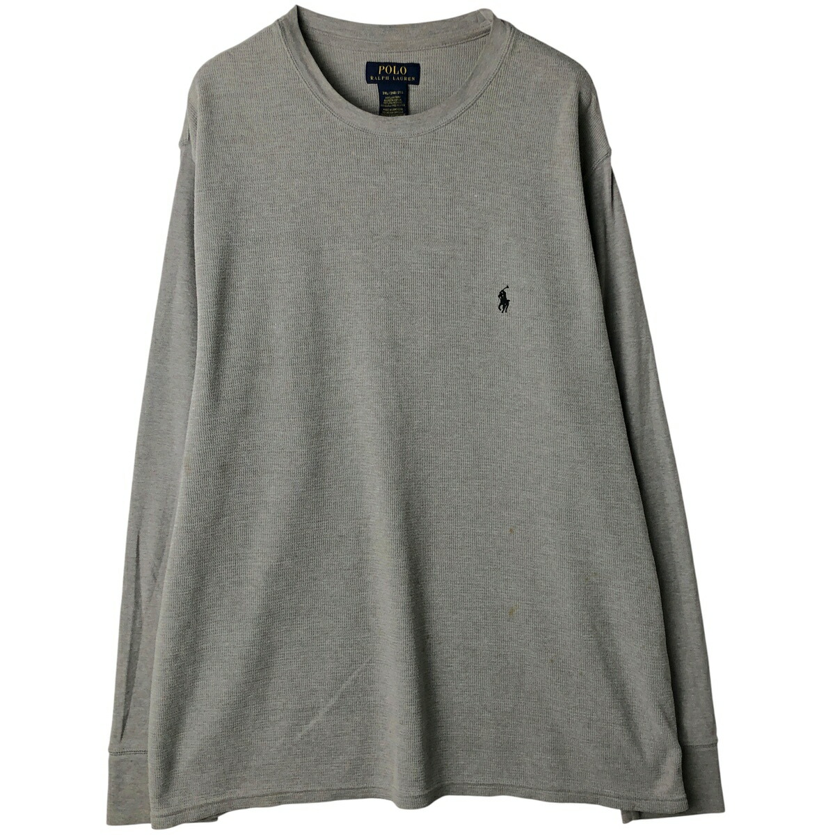 古着 ラルフローレン Ralph Lauren POLO RALPH LAUREN サーマルロングTシャツ メンズXXL相当 /eaa459409 【中古】 【260126】 【NH-2508】 グレー系 春夏秋