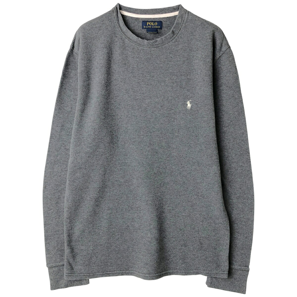 古着 ラルフローレン Ralph Lauren POLO RALPH LAUREN サーマルロングTシャツ メンズL相当 /eaa459411 【中古】 【260126】 【NH-2508】 グレー系 春夏秋