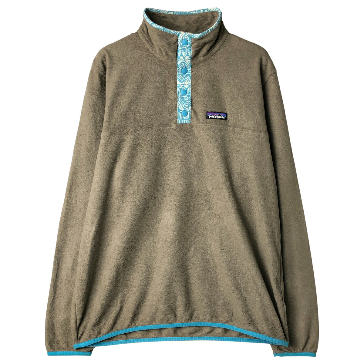 古着 パタゴニア Patagonia マイクロD スナップT 26165SP19 ハーフスナップ フリースプルオーバー メンズM相当 /eaa459633 【中古】 【260130】 【NH-2508】 カーキ系 春秋冬