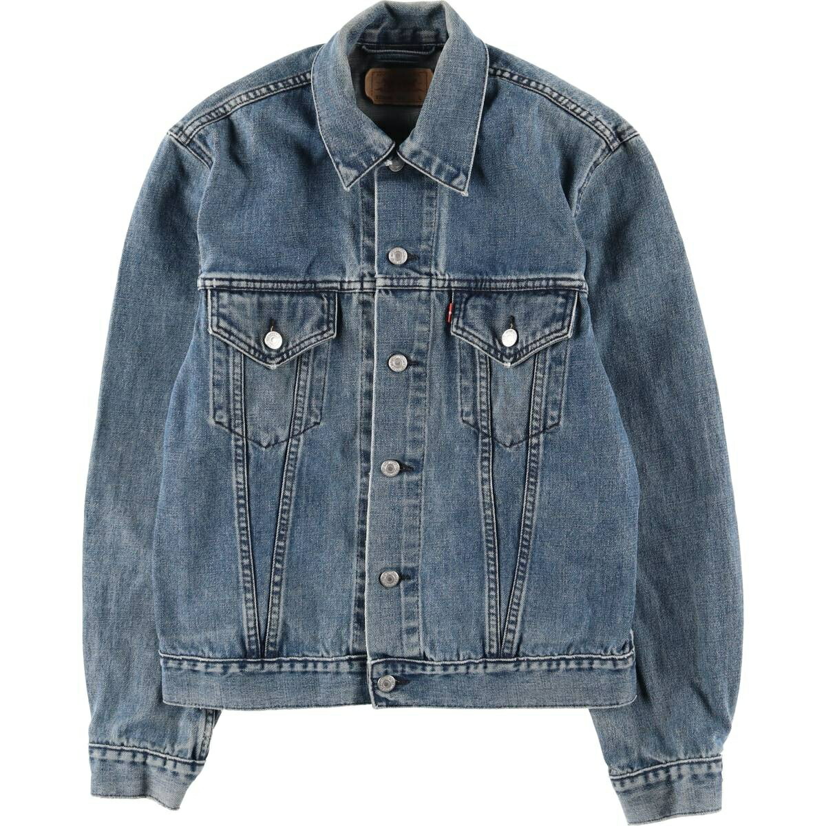 古着 リーバイス Levi's ユーロモデル デニムジャケット Gジャン メンズL相当 /eaa459994 【中古】 【260130】 ブルー系 春秋冬