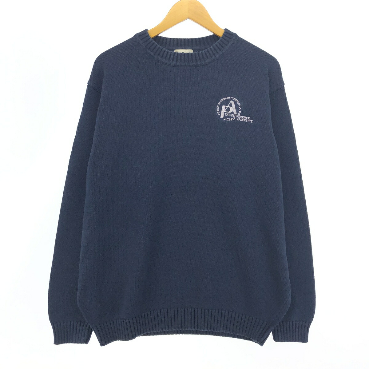 エルエルビーン　スコットランド製　ニット　タータンチェック柄　美品 エルエルビーン スコットランド製 ニット タータンチェック柄 美