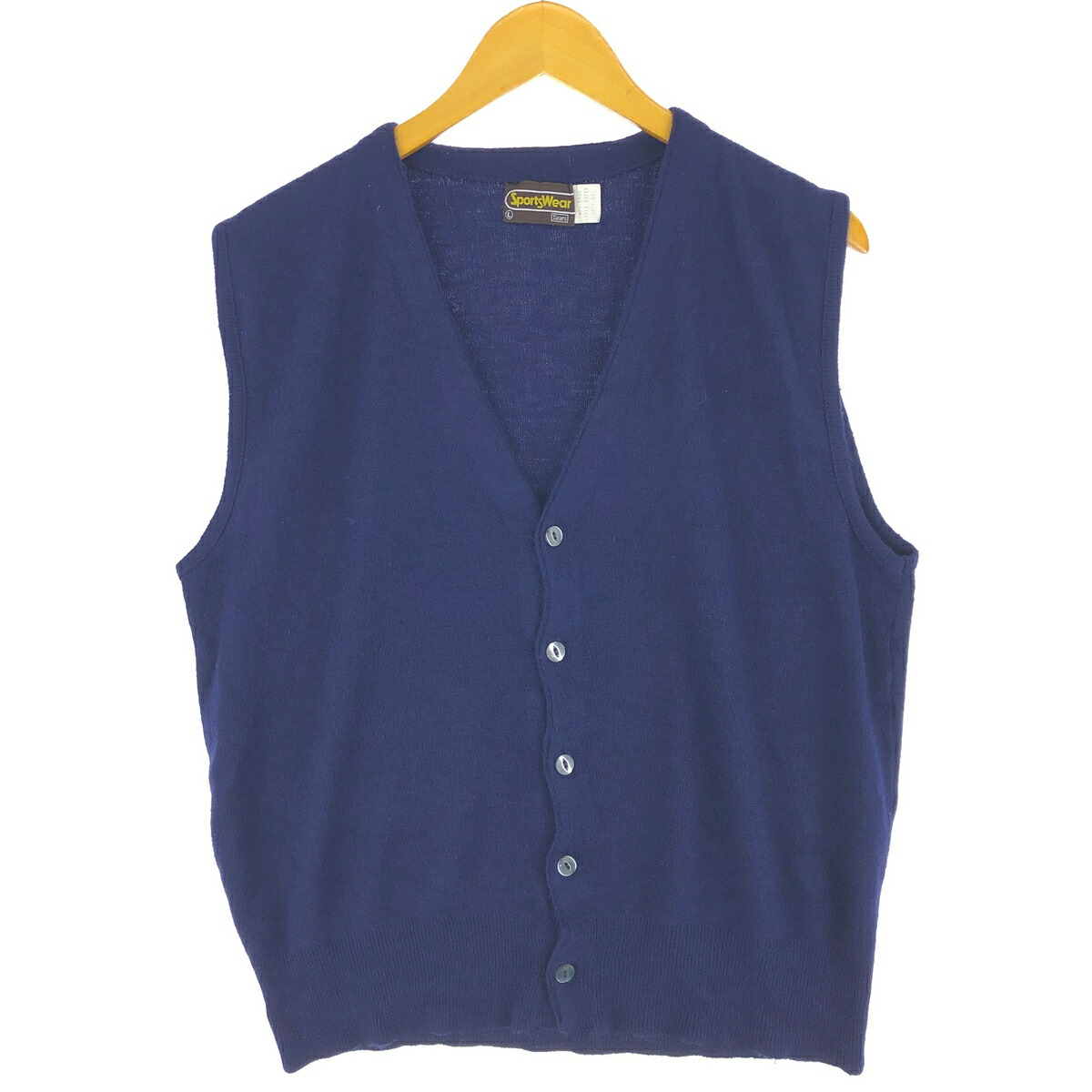 【レア】HARBOR BAY 古着 ニット 柄ニット Vネック オーバーサイズ レアHARBOR BAY 古着 ニット 柄ニット Vネック オーバーサイズ