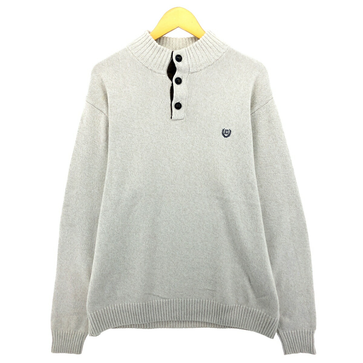 楽天市場】古着 チャップス CHAPS ハーフボタン エルボーパッチ付き