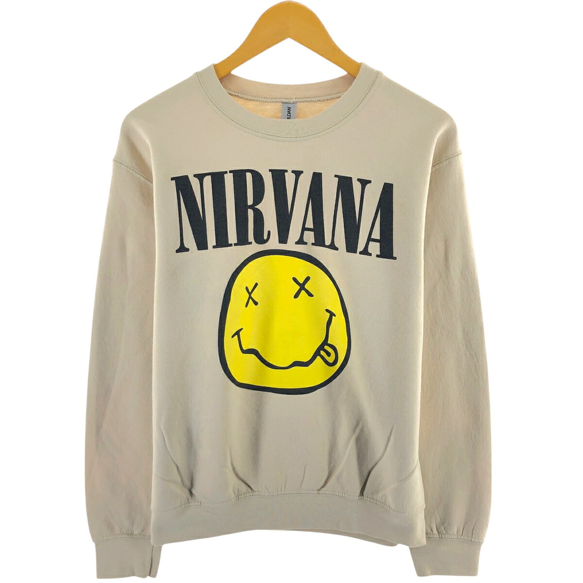 古着 ギルダン GILDAN NIRVANA ニルヴァ―ナ バンド スウェットシャツ トレーナー メンズS相当 /eaa468973 【中古】 【250208】 【SS2603_30】
