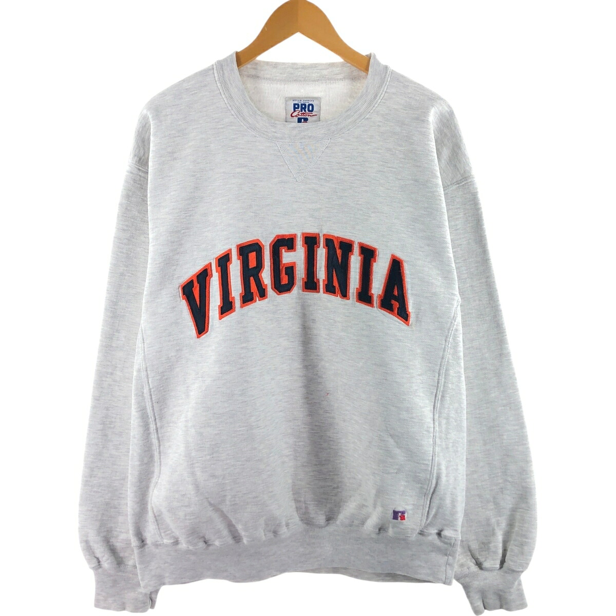 古着 90'S ラッセル Russell PRO COTTON カレッジスウェットシャツ トレーナー USA製 メンズL相当 ヴィンテージ /eaa471993 【中古】 【250427】 【SS2603_30】