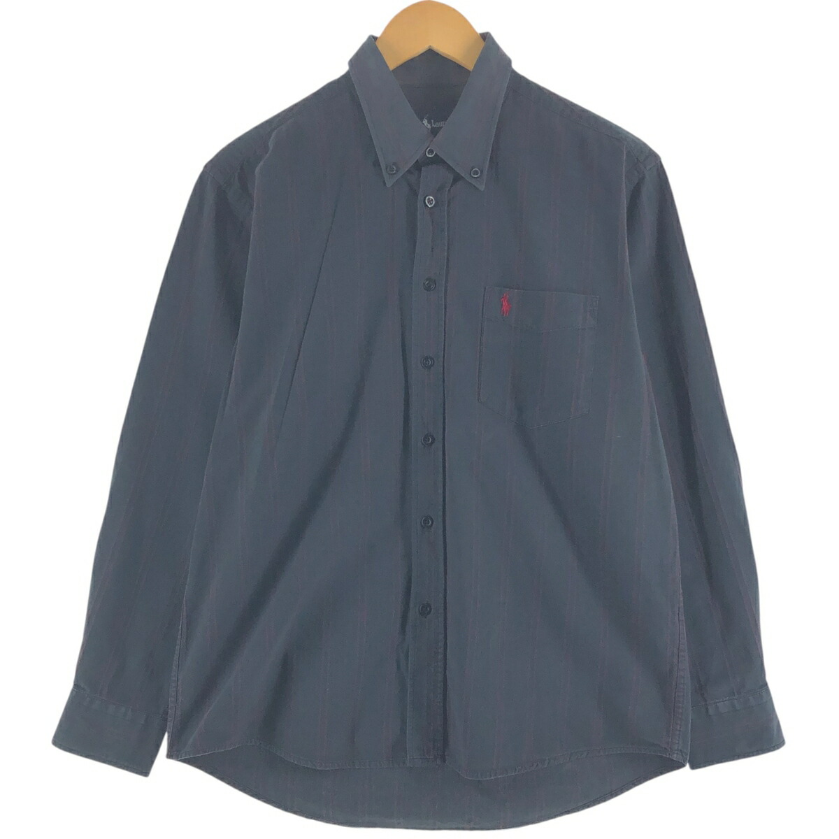 古着 ラルフローレン Ralph Lauren 長袖 ボタンダウンストライプシャツ メンズL相当 /eaa472558 【中古】 【250215】 【SS2603_10】