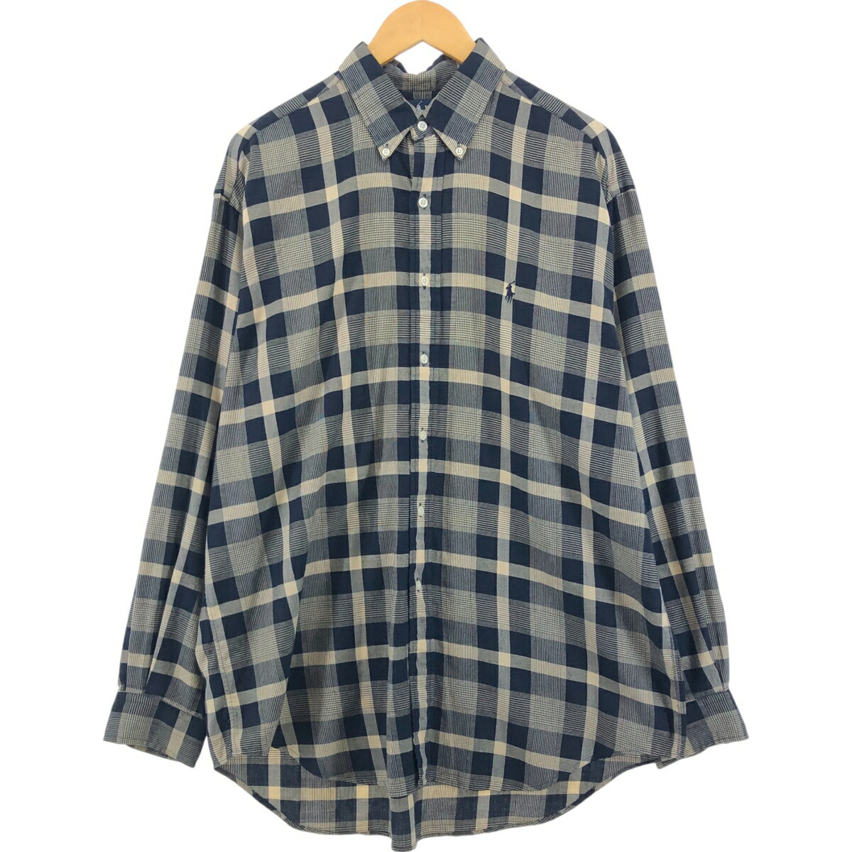 古着 ラルフローレン Ralph Lauren BLAIRE 長袖 ボタンダウンチェックシャツ メンズL相当 /eaa473766 【中古】 【250620】 【SS2603_10】