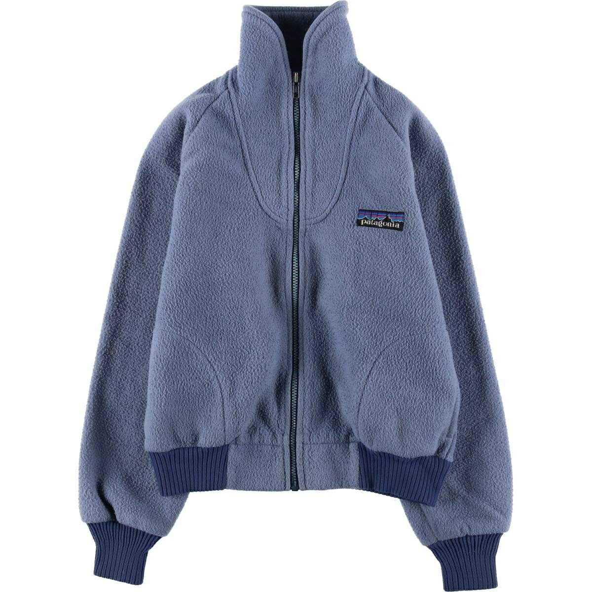 古着 80'S パタゴニア Patagonia デカタグ フリースジャケット レディースM相当 ヴィンテージ /eaa477381 【中古】 【260328】 【ADEL/アデル】 ブルー系 春秋冬