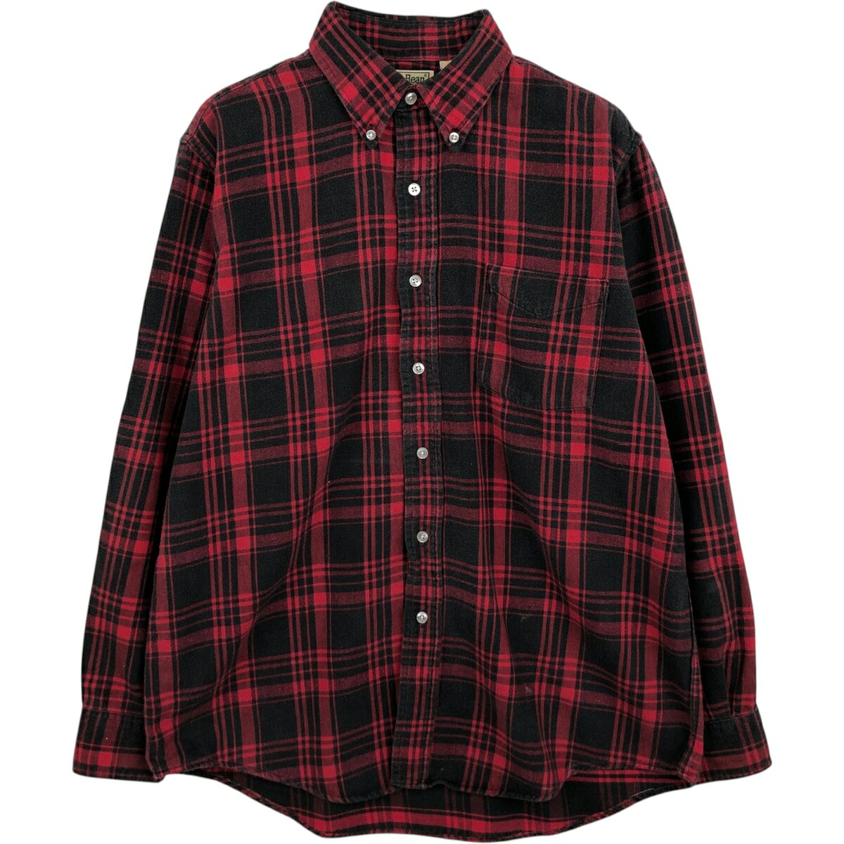 古着 80~90'S エルエルビーン L.L.Bean タータンチェック 長袖 ライトネルチェックシャツ USA製 メンズM相当 ヴィンテージ /eaa477672 【中古】 【260326】｜古着屋JAM