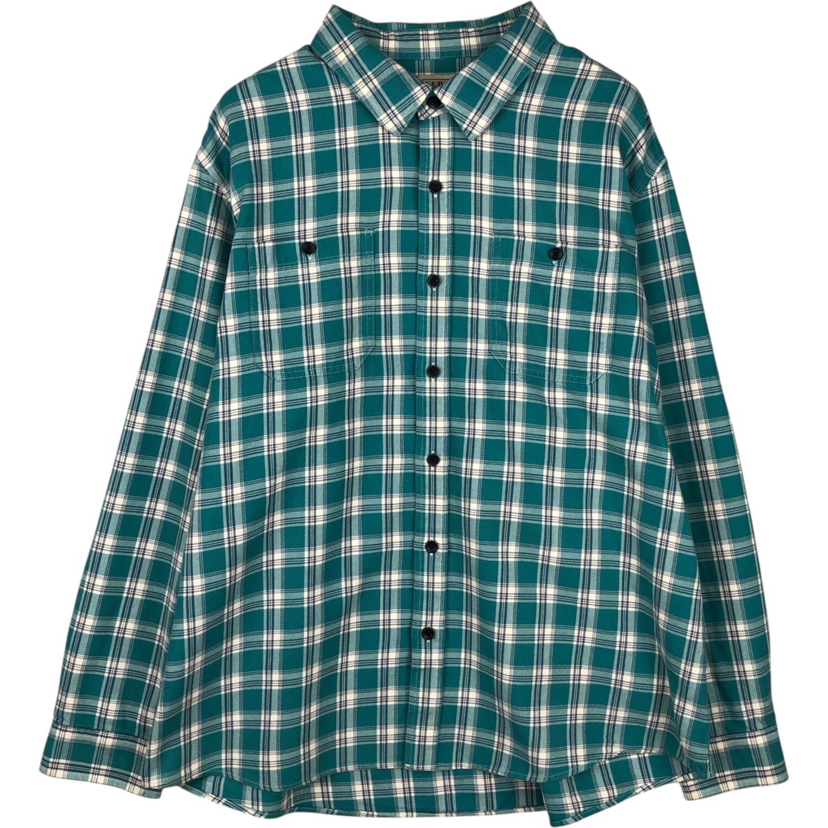 古着 90~00'S エルエルビーン L.L.Bean TRADITIONAL FIT 長袖 ライトネルチェックシャツ メンズXL相当 ヴィンテージ /eaa477899 【中古】 【260321】 ブルー系 春夏秋冬