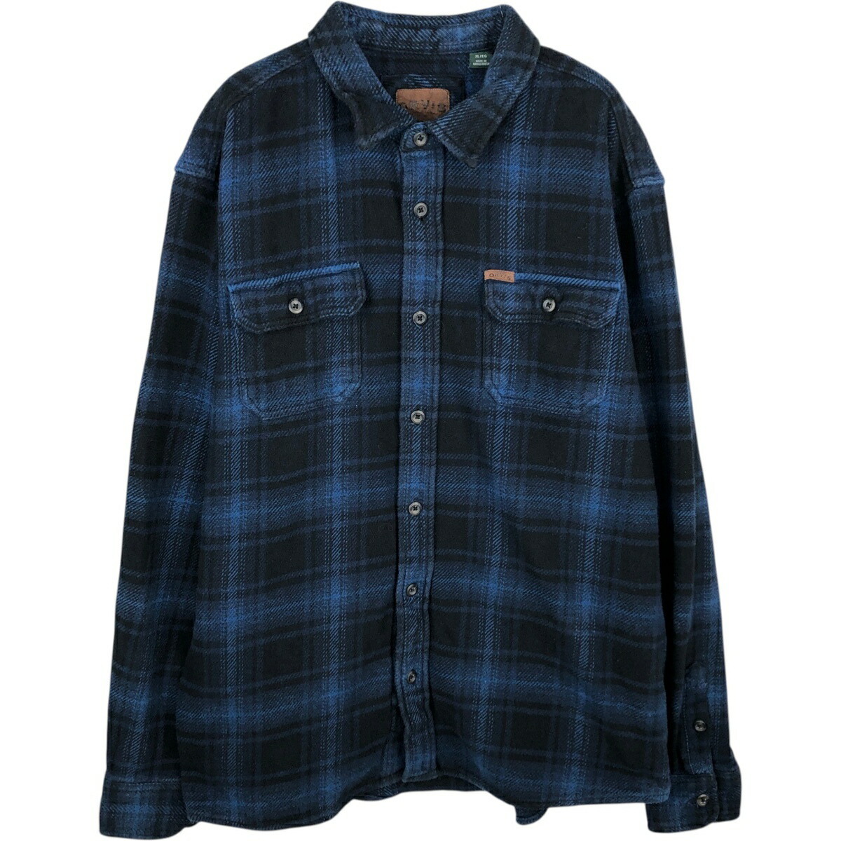 古着 オービス ORVIS 長袖 フランネルチェックシャツ メンズXL相当 /eaa477941 【中古】 【260327】 ブラック系 春夏秋冬