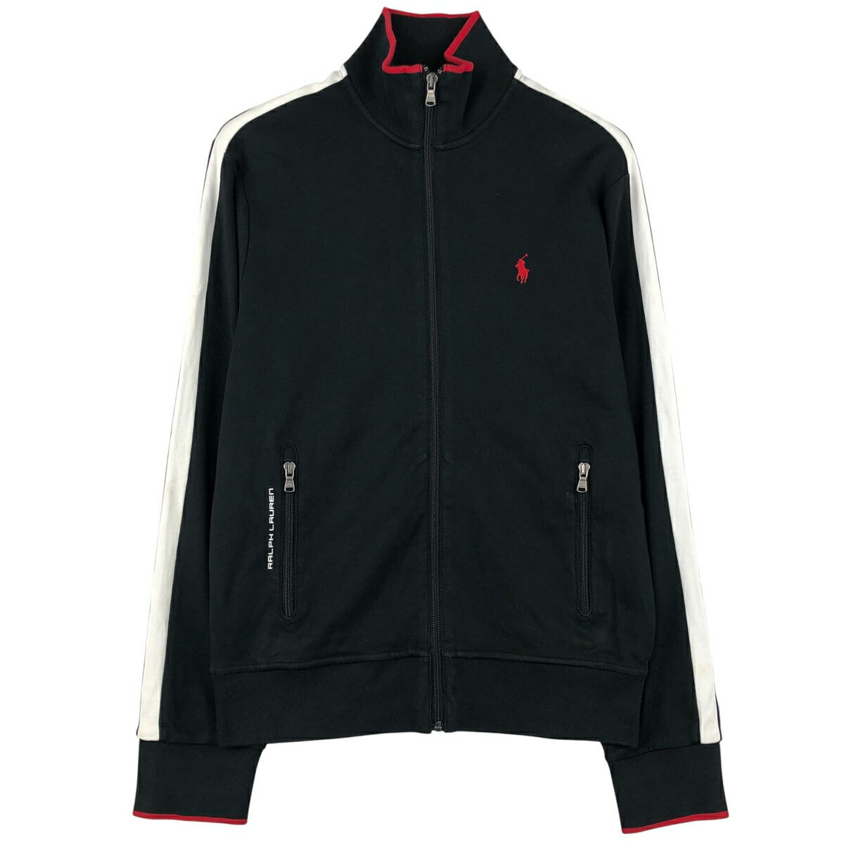 古着 ラルフローレン Ralph Lauren POLO RALPH LAUREN PERFORMANCE ジャージ トラックジャケット メンズS相当 /eaa480739 【中古】 【251225】 【NH-2508】 【SS2603_10】 ブラック系 春秋冬