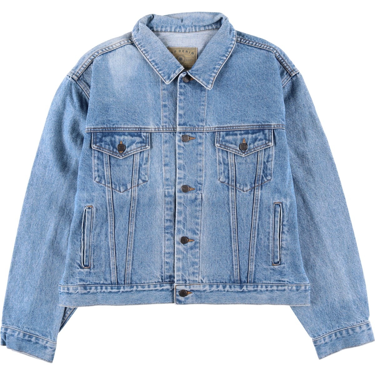 90s GAP ブラック ブラックデニム Gジャン デニムジャケット 古着 90年代 ギャップ GAP オールドギャップ ブラック デニム